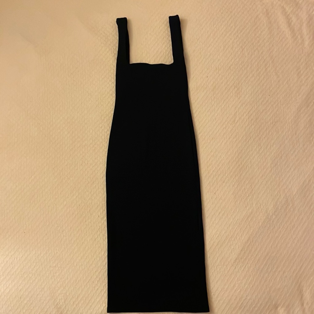 Square Neck Midi Dress